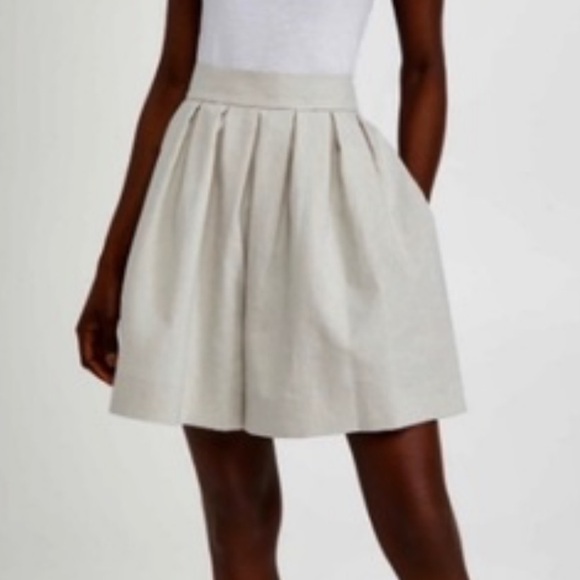 Rebecca Taylor Linen Suiting Shorts size 2 NWT - Picture 1 of 9